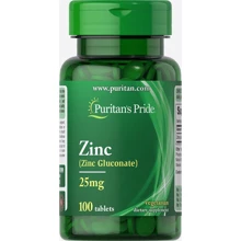 Puritan's Pride Zinc Gluconate 25mg 100tabs: Тип цинк