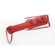 Шлепалка Пикантные Штучки с рельефной надписью SLAVE, красный: Производитель Пикантные Штучки