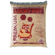 Наповнювач для котячого туалету Lucky Pet преміум Деревний поглинаючий 12 кг (41 л) (4820224210032): Вид Древесный
