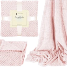 Плед Springos Extra Soft 150x200 см розовый (HA7093): Производитель Springos