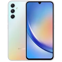 Смартфон Samsung Galaxy A34 5G 6/128GB Awesome Silver A346: Дисплей 6.6 Super AMOLED (1080x2340)