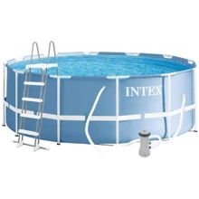 Бассейн каркасный Intex 26718 FR, 366х122 см (фильтр-насос, лестница, от 6-ти лет, 10685л): undefined undefined