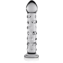 Фаллоимитатор LoveToy Glass Romance Dildo Clear 7": Назначение Вагинальные