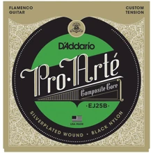Струна для гитар Струны D`ADDARIO EJ25B PRO ARTE COMPOSITES FLAMENCO BLACK NYLON: Тип Комплект струн