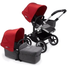 Універсальна коляска 2 в 1 Bugaboo Donkey 3 Mono ALU / GREY MELANGE-RED, сірий меланж з червоним капюшоном (180154GM02): Тип коляски універсальна коляска (2-в-1)