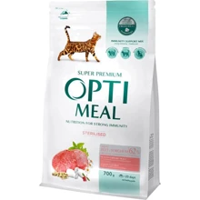 Сухой корм Optimeal Sterilised cats для стерилизованных кошек с высоким содержанием говядины и сорго 0.7 кг (4820215369640): Тип Сухой корм