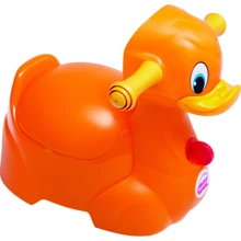 Детский музыкальный горшок Ok Baby Quack с ручками оранжевый (37074530): Цвет оранжевый