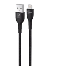 Кабель Proove USB Cable to Lightning Light Weft 2.4A 1m Black: Тип USB Cable - Lightning