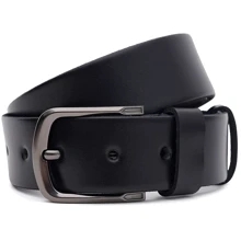 Чоловічий ремінь Borsa Leather чорний (115v1fx76-black): Стать Мужской