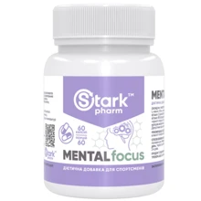 Stark Pharm Mental Focus Витамины для умственной деятельности 60 капсул: Форма выпуска Капсулы