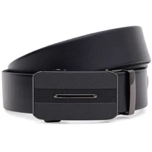 Чоловічий ремінь Borsa Leather чорний (125v1genav33-black): Стать Мужской