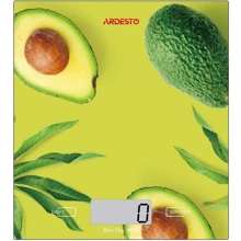 Весы кухонные Ardesto SCK-893AVOCADO: Тип конструкции с плоской платформой