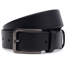 Чоловічий ремінь Borsa Leather чорний (115v1fx68-black): Стать Мужской