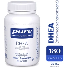 Pure Encapsulations DHEA 25 mg 180 caps ДГЭА (дегидроэпиандростерон) (PE-00100): Форма выпуска Капсулы