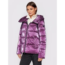 Куртка Woman Jacket Fix Hood 31K2856-C910 44 фіолетовий демісезон з капюшоном: Сезон Демисезон