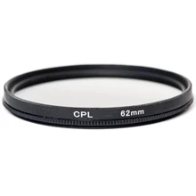 Светофильтр PowerPlant CPL 62 мм: Тип фильтра поляризующий