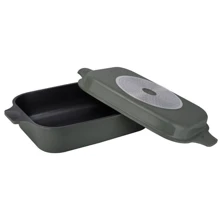 Гусятниця RINGEL Zitrone Olive сковорода Ростер з кришкою 34x24x13.5 см 6+3л (RG-2108-34/OL): Найменування Гусятница с крышкой