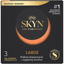 Презервативи SKYN Large 3 шт: Тип Збільшеного розміру