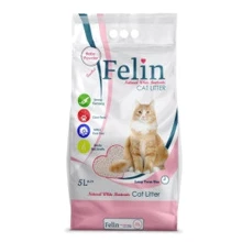 Наполнитель для кошачьего туалета Felin с ароматом Пудры 5 л (66126): Вид Минеральный