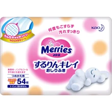 Детские влажные салфетки Merries (Запасной блок), 54 шт (194835): Производитель Merries