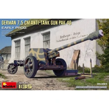 Модель Miniart Немецкая 75-мм противотанковая пушка PAK 40. Ранний выпуск (MA35394): Производитель MiniArt