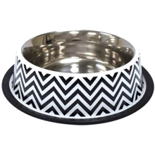 Миска Croci Twiggy Stripes з нержавіючої сталі орнамент 0.94 л 23 см (C6159816): Тип Миски