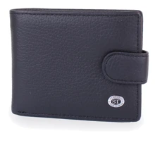 Чоловіче портмоне ST Leather Accessories чорне (NST114-black): Стать Чоловік
