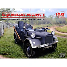 Модель ICM Немецкий легкий автомобиль радиосвязи II МВ Le.gl.Einheitz-Pkw Kfz.2 (ICM35583): Производитель ICM