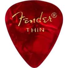 Медіатор Медіатор Fender 351 Red Moto Thin: Тип Медиатор