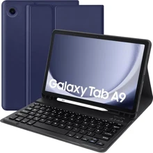 Аксессуар для планшетных ПК BeCover Case Smart Keyboard Deep Blue for Samsung X115 Galaxy Tab A9 (712356): Цвет синий