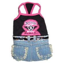 Платье для собак Monkey Daze Attitude Dress denim размер XS черное (38481): Тип Платья