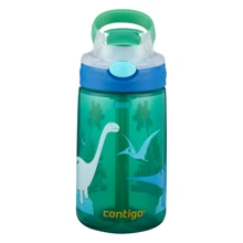 Пляшка для води дитяча Contigo Gizmo Flip 420 мл Jungle Green Dino: Тип Бутылка