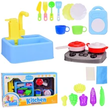 Кухонная мойка BK Toys течет вода,с посудой (YJ188191468): Производитель BK Toys