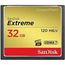 Карта пам'яті SanDisk 32GB CompactFlash Extreme (SDCFXSB-032G-G46): Тип карти Compact Flash
