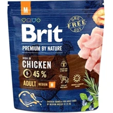 Сухой корм Brit Premium Dog Adult M для собак средних пород 1 кг (8595602526345): Тип Сухой корм