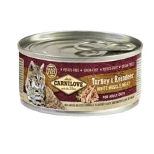 Влажный корм для котов Carnilove Cat со вкусом индейки и северного оленя 100 г (8595602529018): Тип Влажный корм