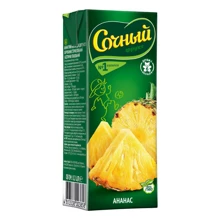 Сочный фрукт нектар ананасовый сочный 0,2 л (4813538003858): Тип Нектар