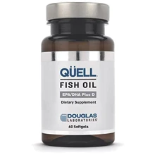 Douglas Laboratories QUELL Fish Oil EPA / DHA Plus D 1,000 I.U. of Vitamin D3 60 Softgels Риб'ячий жир омега 3 + вітамін D3: Тип Омега 3