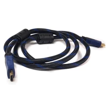 Кабель і перехідник PowerPlant HDMI - HDMI, 1.5м, 1.4V, Nylon (KD00AS1180): Тип кабель