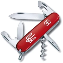 Мультитул Victorinox Spartan Ukraine 91мм/12 функций/красный/Трезубец (1.3603_T0010u): Тип мини-мультитул