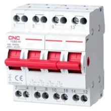 Модульный переключатель напряжения YCBZ-40 4P 40A: undefined undefined