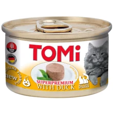 Консервы для котов TOMi Duck УТКА, мусс, 85 г: Тип Консервы