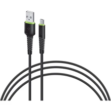 Кабель Intaleo USB Cable microUSB 3m Black (CBFLEXM3): Тип USB Cable - microUSB