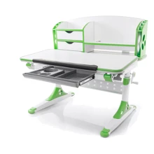 Стол Evo-kids Aivengo (M) Green (арт.Evo-700 WZ) - столешница белая / ножки белые с зеленым: Тип Парта