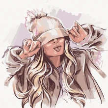 Картина за номерами Art Craft Winter girl 40х40 см (10230-AC): Виробник Art Craft
