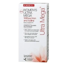 GNC Women's Ultra Mega Active without Iron 180 caps: Пол Женский