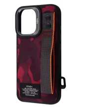 Чехол для iPhone Kajsa Outdoor Collection with Magnetic Ring Red for iPhone 16 Pro Max: Цвет красный