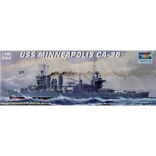 Корабель TRUMPETER USS Minneapolis CA-36 (1942) TR05744: Виробник TRUMPETER