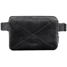 Поясная сумка Dropbag Mini BlankNote черная (BN-BAG-6-g-kr): Пол Унисекс