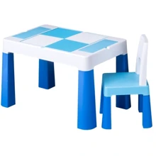 Комплект Tega MULTIFUN стол+1 стул MF-001 blue: Тип набор
